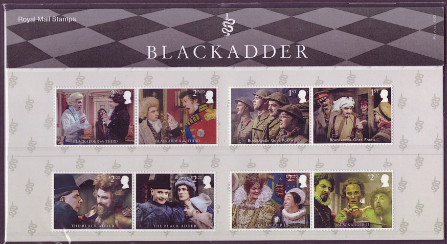 (image for) 2023 Blackadder Royal Mail Presentation Pack 633 - Click Image to Close